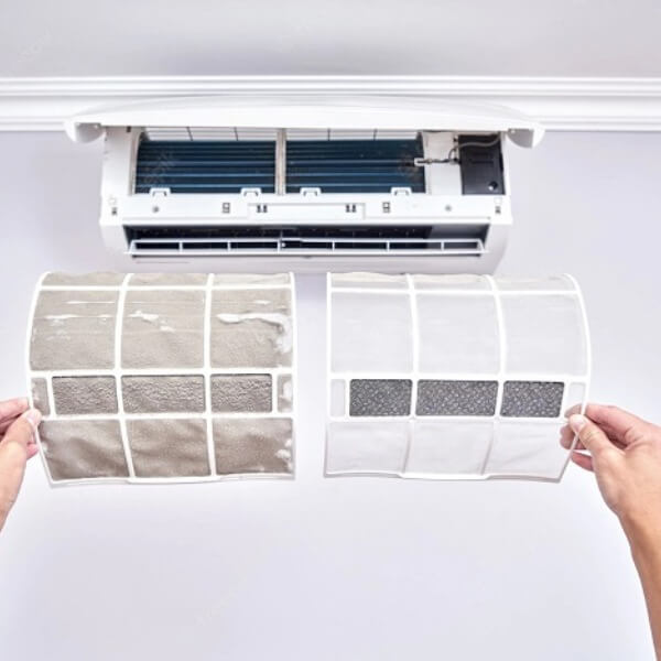 Bụi bẩn và vi khuẩn tích tụ trong điều hòa khiến ngủ điều hòa mệt mỏi_1