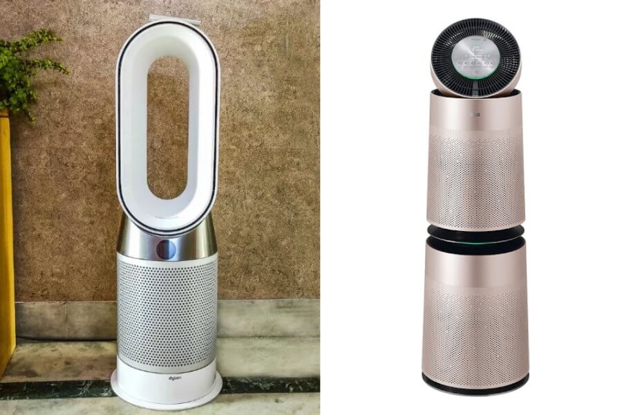 So sánh máy lọc không khí Dyson và LG_1