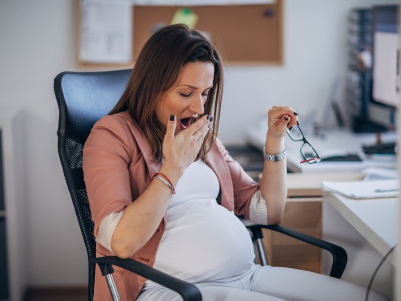 Sự thay đổi trong cơ thể khi mang thai dễ khiến mẹ bầu cảm thấy buồn ngủ Sự thay đổi trong cơ thể khi mang thai dễ khiến mẹ bầu cảm thấy buồn ngủ