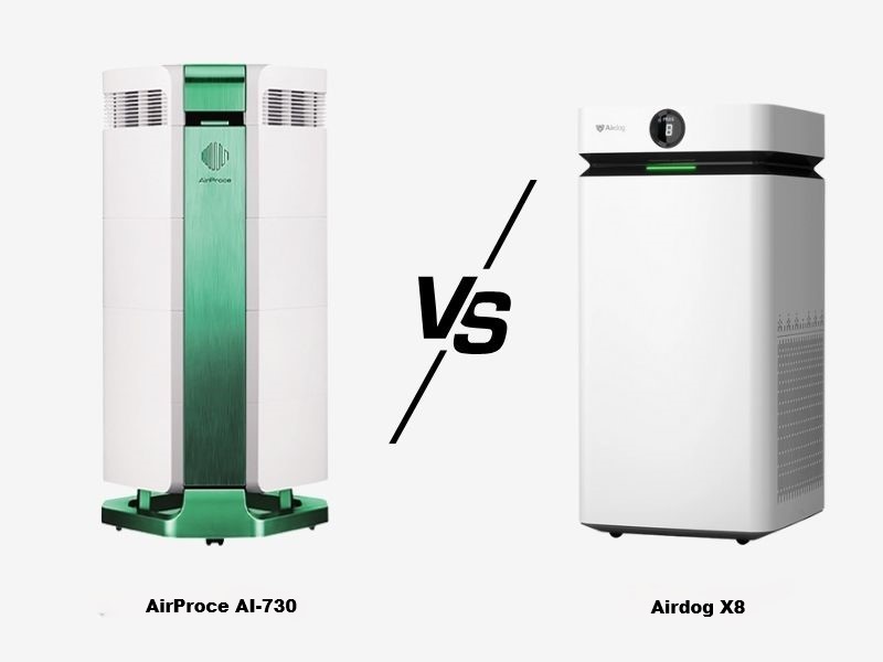 So sánh máy lọc không khí Airdog X và AI-730