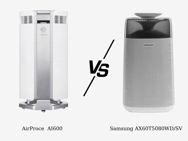 So sánh máy lọc không khí Samsung AX60T5080WD/SV và AirProce AI-600