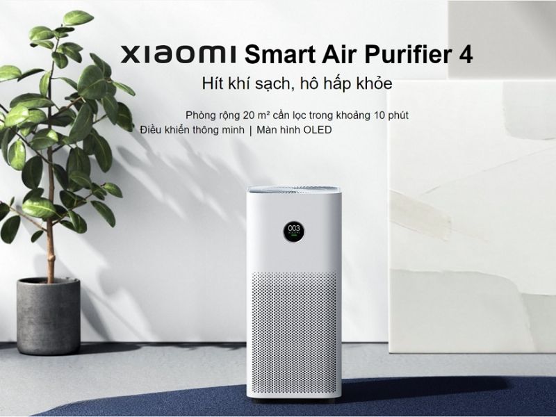 Xiaomi Air Purifier 4: Giải pháp thông minh cho mọi nhà Xiaomi Air Purifier 4: Giải pháp thông minh cho mọi nhà