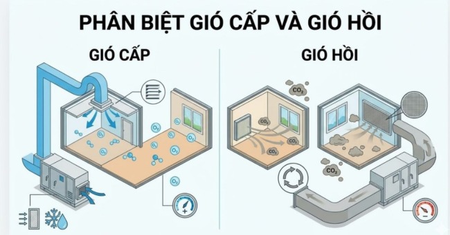 Phân biệt gió cấp và gió hồi chi tiết, dễ hiểu từ A đến ZPhân biệt gió cấp và gió hồi chi tiết, dễ hiểu từ A đến Z_1