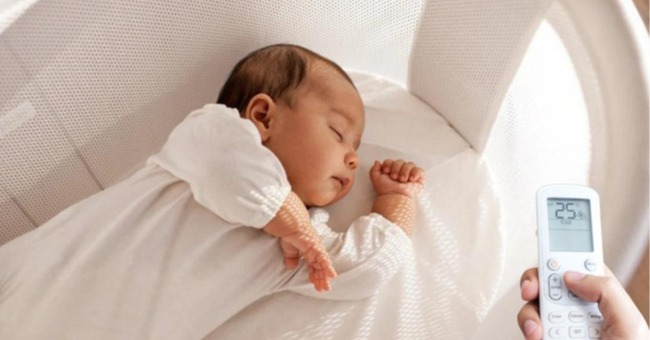 Phòng điều hòa cho em bé cần lưu ý điều gì_1