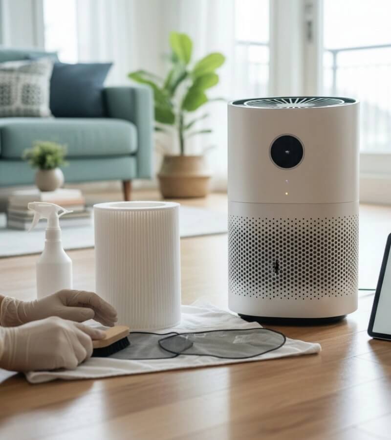 Nhận biết dấu hiệu thay màng lọc máy lọc không khí_5