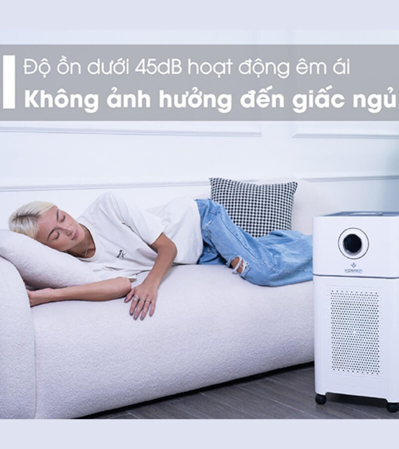 Độ ồn máy lọc không khí bao nhiêu dB thì phù hợp để ngủ_3