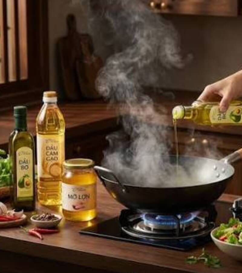Khói dầu mỡ khi nấu ăn có hại không_3