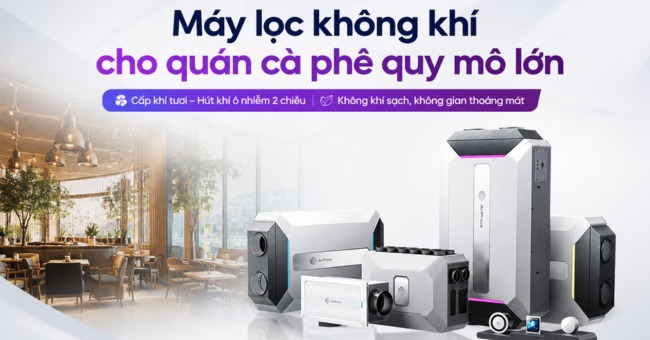 Máy lọc không khí cho quán cà phê quy mô lớn_1