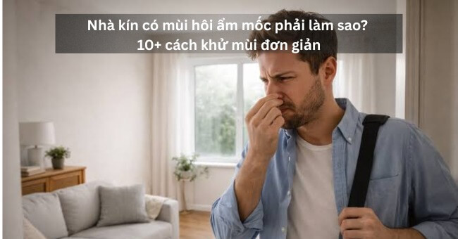 Nhà kín có mùi hôi ẩm mốc phải làm sao 10+ cách khử mùi đơn giản_1